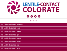 Tablet Screenshot of lentile-contact-colorate.net
